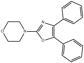 2-모르폴리노-4,5-디페닐옥사졸 구조식 이미지