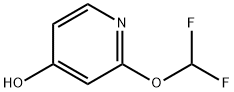 2-(difluoroMethoxy)pyridin-4-ol Structure