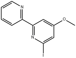 6-IODO-4-METHOXY-2,2'-비피리딘 구조식 이미지