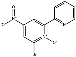6-BROMO-4-NITRO-2,2'-비피리딘-1-옥사이드 구조식 이미지