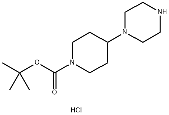 1-(1-BOC-피페리딘-4-YL)-피페라진HCL 구조식 이미지