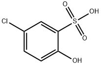 5-CHLORO-2-HYDROXY-BENZENESULPHONIC ACID Structure