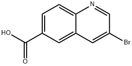3-Bromoquinoline-6-carboxylic acid Structure