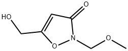 3(2H)-Isoxazolone, 5-(hydroxymethyl)-2-(methoxymethyl)- (9CI) 구조식 이미지