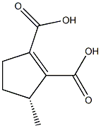 1-사이클로펜텐-1,2-다이카복실산,3-메틸-,(R)-(+)-(8CI) 구조식 이미지
