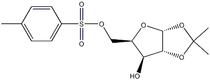 1,2-O-Isopropylidene-5-O-p-toluenesulfonyl-a-D-xylofuranose Structure