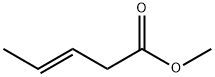 Methyl (E)-3-pentenoate Structure