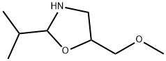 Oxazolidine, 5-(methoxymethyl)-2-(1-methylethyl)- (9CI) Structure