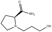 2-피롤리딘카르복사미드,1-(3-히드록시프로필)-,(S)-(9CI) 구조식 이미지