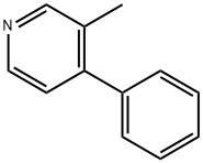 3-메틸-4-페닐피리딘 구조식 이미지