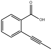 Benzoic acid, 2-(1-propynyl)- (9CI) Structure