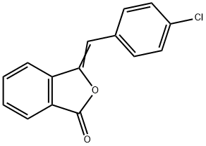 4-CHLOROBENZYLIDENE PHTHALIDE 구조식 이미지