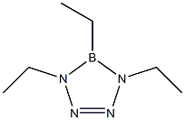 1,4,5-트리에틸-4,5-디히드로-1H-테트라자보롤 구조식 이미지