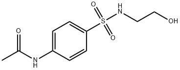 N-(4-[[(2-HYDROXYETHYL)AMINO]SULFONYL]PHENYL)ACETAMIDE Structure