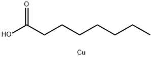 octanoic acid, copper salt  Structure