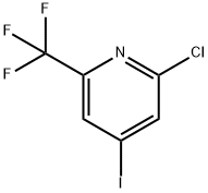 2-CHLORO-4-IODO-6-(트리플루오로메틸)피리딘 구조식 이미지
