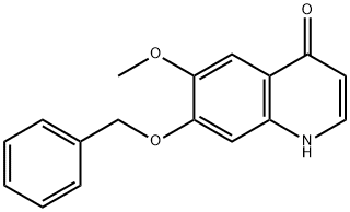7-Benzyloxy-6-methoxy-1,4-dihydro-4-quinolinone Structure
