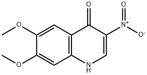 6,7-DIMETHOXY-4-HYDROXY-3-NITROQUINOLINE
 Structure