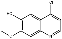4-chloro-7-methoxyquinolin-6-ol 구조식 이미지