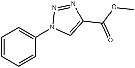 1-PHENYL-1H-[1,2,3]TRIAZOLE-4-CARBOXYLIC ACID METHYL ESTER Structure
