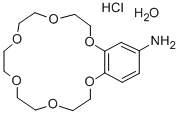 4-AMINOBENZO-18-CROWN-6 SESQUIHYDRATE HYDROCHLORIDE, 99 구조식 이미지