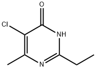 5-Chloro-2-ethyl-6-methyl-4(3H)-pyrimidone 구조식 이미지