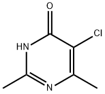 5-클로로-2,6-디메틸-4(3H)-피리미돈 구조식 이미지