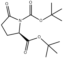 (2R)-5-Oxo-1,2-pyrrolidinedicarboxylic acid 1,2-bis(tert-butyl) ester 구조식 이미지