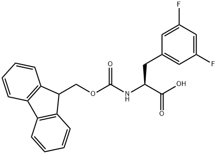 FMOC-L-3,5-DIFLUOROPHE Structure