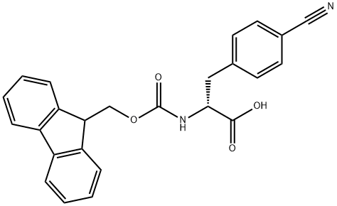 Fmoc-D-4-Cyanophenylalanine Structure