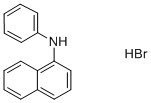 N-PHENYL-1-NAPHTHYLAMINE HYDROBROMIDE Structure