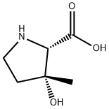 L-프롤린,3-하이드록시-3-메틸-,(3R)-(9CI) 구조식 이미지