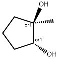 1,2-Cyclopentanediol, 1-methyl-, trans- Structure