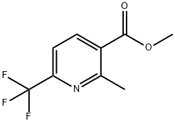 METHYL 2-METHYL-6-(TRIFLUOROMETHYL)NICOTINATE Structure