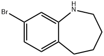 8-브로모-2,3,4,5-테트라하이드로-1H-벤조[B]아제핀염산염 구조식 이미지
