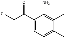 Ethanone, 1-(2-amino-3,4-dimethylphenyl)-2-chloro- (9CI) 구조식 이미지