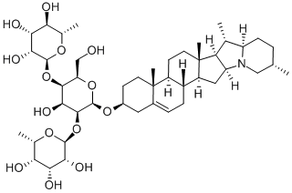 α-Chaconine 구조식 이미지