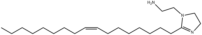 (Z)-2-(8-heptadecenyl)-4,5-dihydro-1H-imidazole-1-ethylamine Structure
