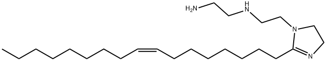 (Z)-N-[2-[2-(8-heptadecenyl)-4,5-dihydro-1H-imidazol-1-yl]ethyl]ethylenediamine Structure