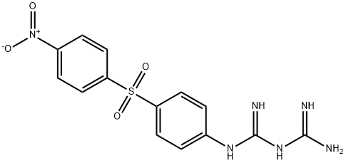 1-[4-[(4-니트로페닐)술포닐]페닐]비구아나이드 구조식 이미지