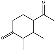 Cyclohexanone, 4-acetyl-2,3-dimethyl- (9CI) Structure