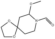 8-FORMYL-7-METHOXY-1,4-DIOXA-8-AZASPIRO[4.5]DECANE 구조식 이미지