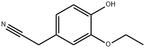 3-ETHOXY-4-HYDROXYPHENYLACETONITRILE Structure