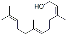 DL-2,3-Dihydro-6-trans-farnesol Structure