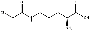 N-델타-클로로아세틸-L-오르니틴 구조식 이미지
