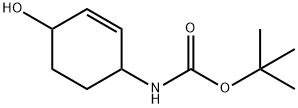 Carbamic acid, (4-hydroxy-2-cyclohexen-1-yl)-, 1,1-dimethylethyl ester (9CI) Structure