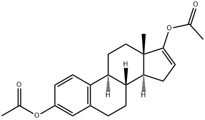 estra-1,3,5(10),16-tetraene-3,17-diol diacetate  구조식 이미지