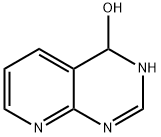 피리도[2,3-d]피리미딘-4-올,1,4-디하이드로-(9CI) 구조식 이미지