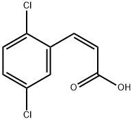 (Z)-3-(2,5-Dichlorophenyl)propenoic acid Structure