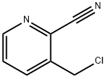 3-(클로로메틸)피리딘-2-카르보니트릴 구조식 이미지